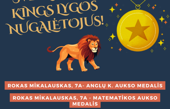 Sveikiname KINGS LYGOS nugalėtojus!