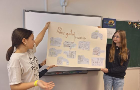 Netradicinė lietuvių k. pamoka ,,Vilniaus gatvės pasakoja istoriją“