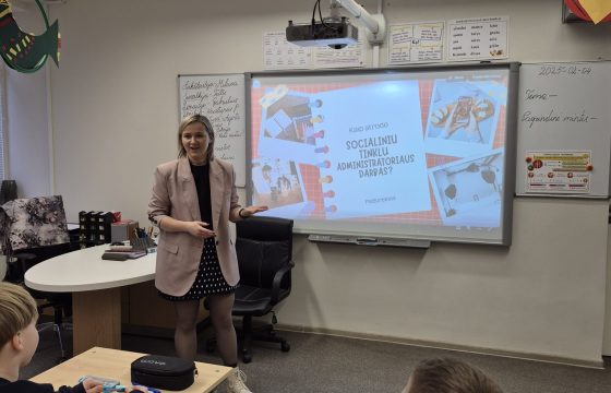 Mamos profesijos pristatymas 3c klasėje