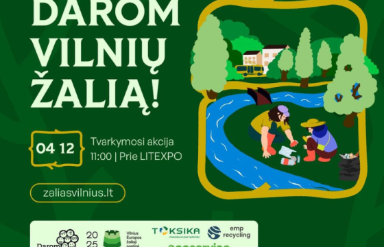 Kvietimas į akciją „DAROM Vilnių žalią“