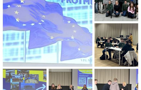 1 ir 3 vietos protmūšyje „Europos Sąjunga ir Europos parlamentas“