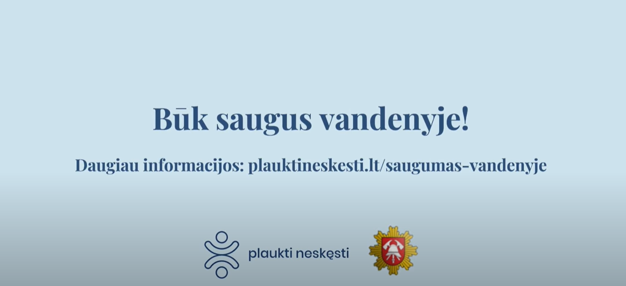 Rekomendacijos, kad vasara būtų saugi