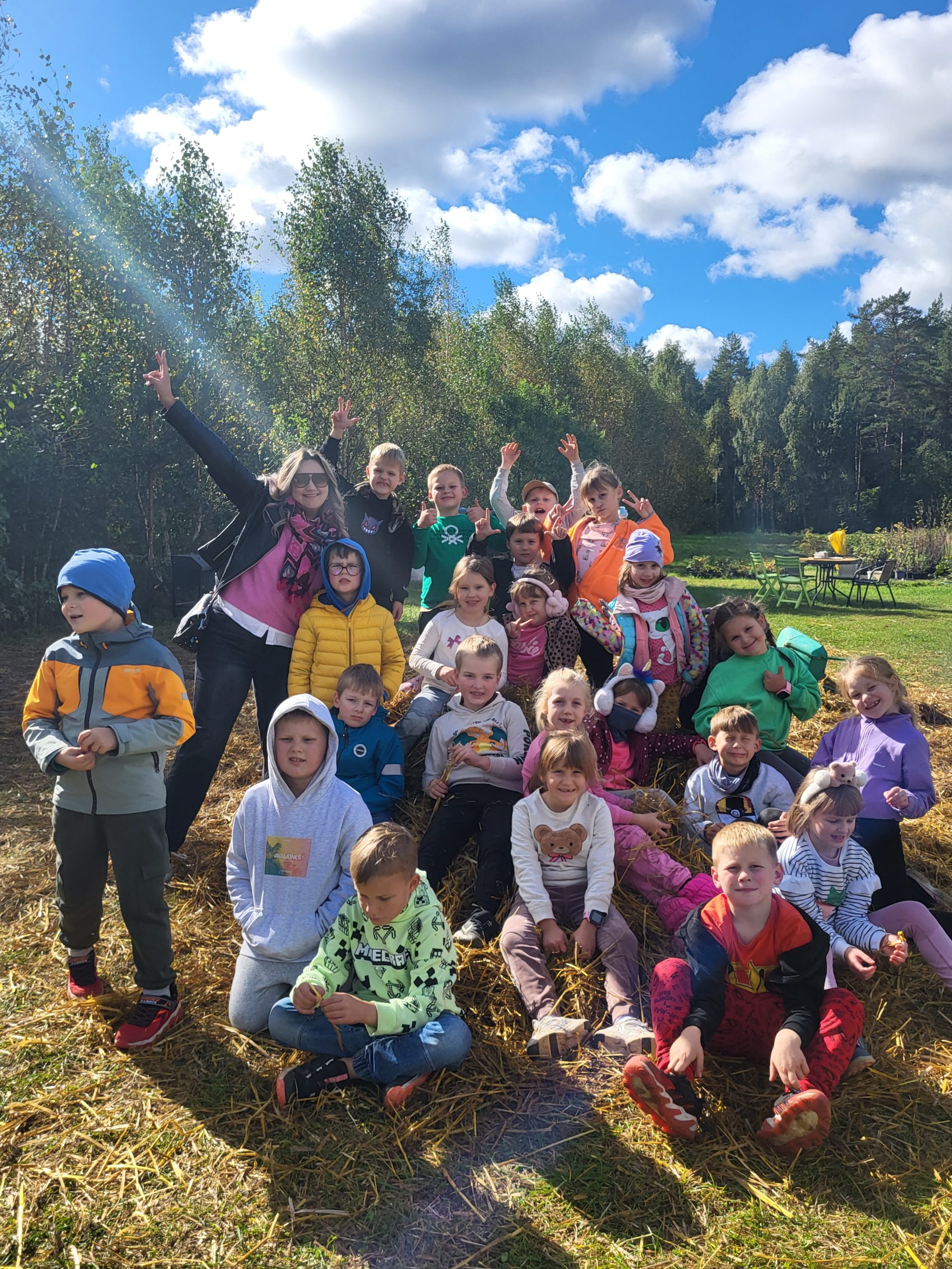 1b ir 1c klasių apsilankymas šilauogių ir levandų ūkyje