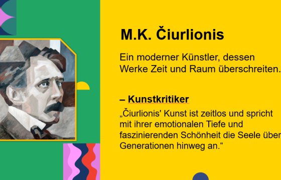 M. K. Čiurlionio gimtadienis vokiečių k. pamokoje