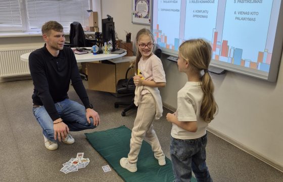 4c klasės valandėlė su mokinio tėčiu