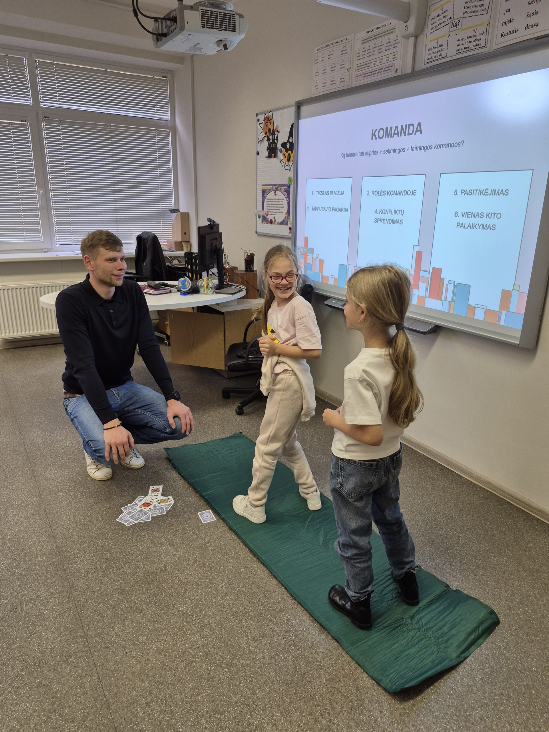 4c klasės valandėlė su mokinio tėčiu