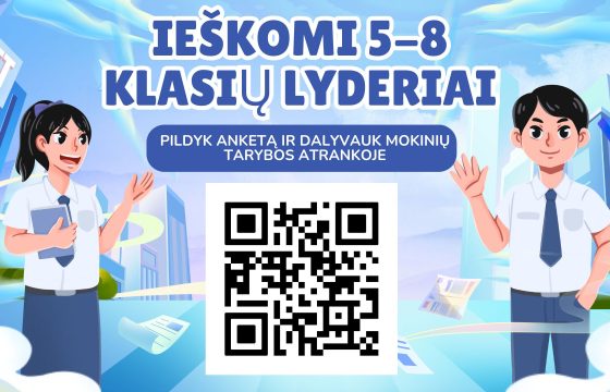 Kvietimas į Mokinių tarybą