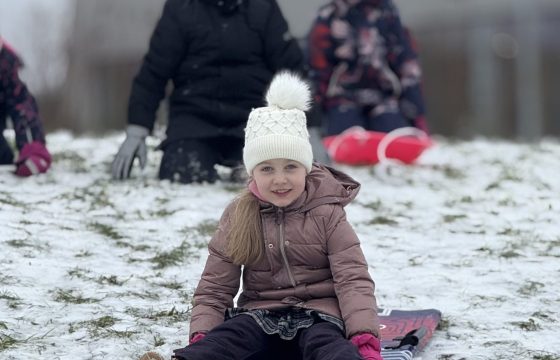 Fizinio ugdymo pamoka lauke