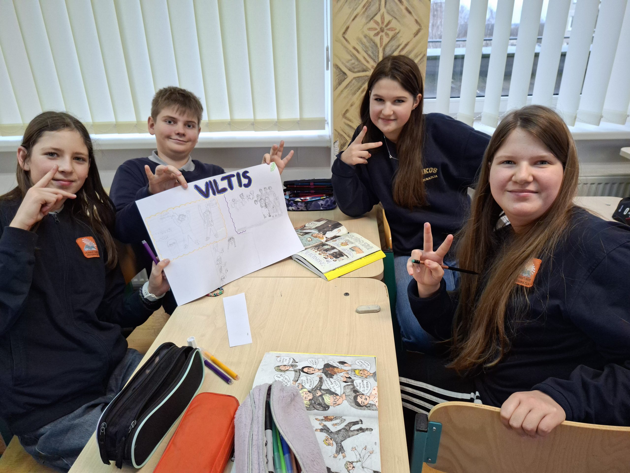 Komiksų kūrimo lietuvių kalbos pamoka