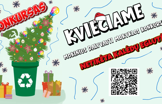 KONKURSAS „NETIKĖTA KALĖDINĖ EGLUTĖ“
