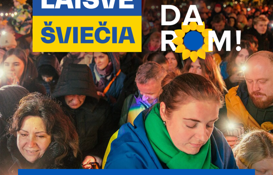 Kvietimas į renginį LAISVĖ ŠVIEČIA vasario 24 d.