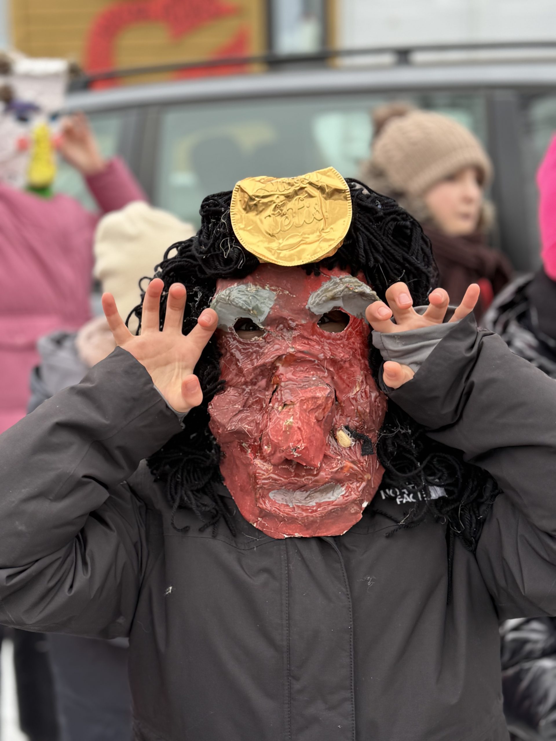 Užgavėnių kaukės ir mielinių blynų degustavimas