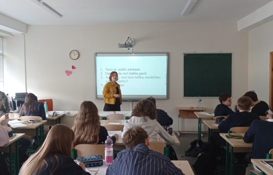 Kūrybinės dirbtuvės „L-aišku“ 7f klasėje