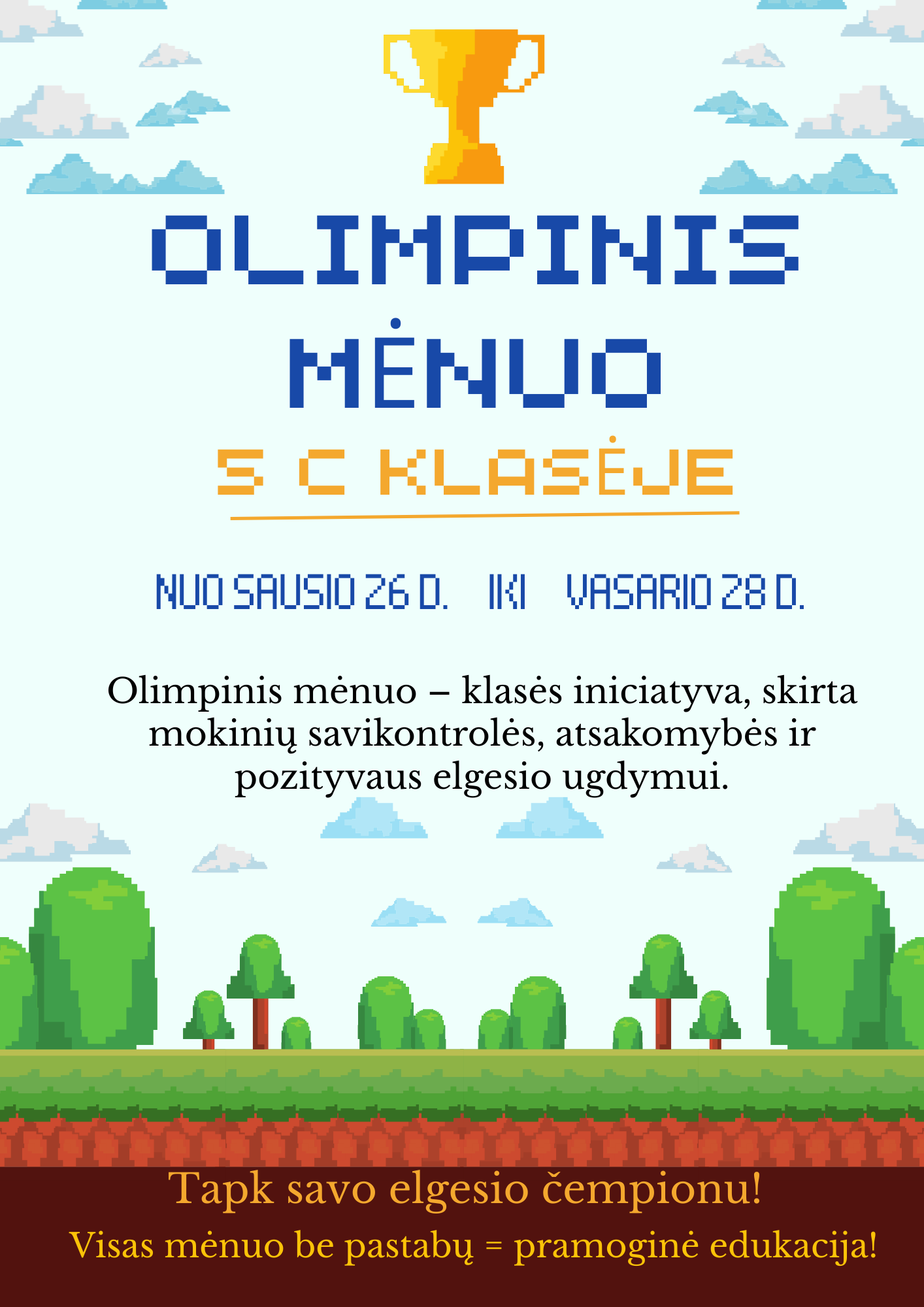 Nuolatinis tobulinimas 5c klasėje