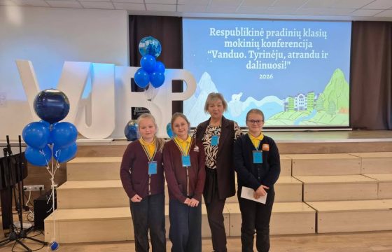 Respublikinė gamtamokslinė konferencija ,,Vanduo. Tyrinėju, atrandu ir dalinuosi“