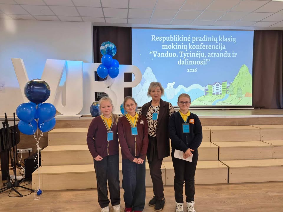 Respublikinė gamtamokslinė konferencija ,,Vanduo. Tyrinėju, atrandu ir dalinuosi“