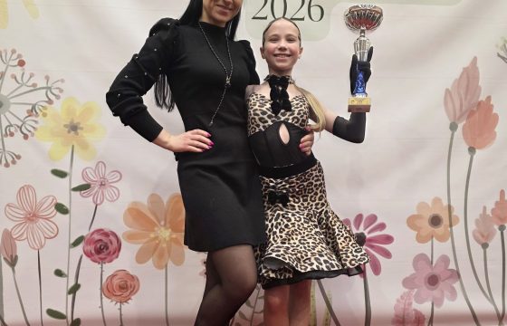 Laimėjimas sportinių šokių varžybose „Pavasario žiedai 2026“