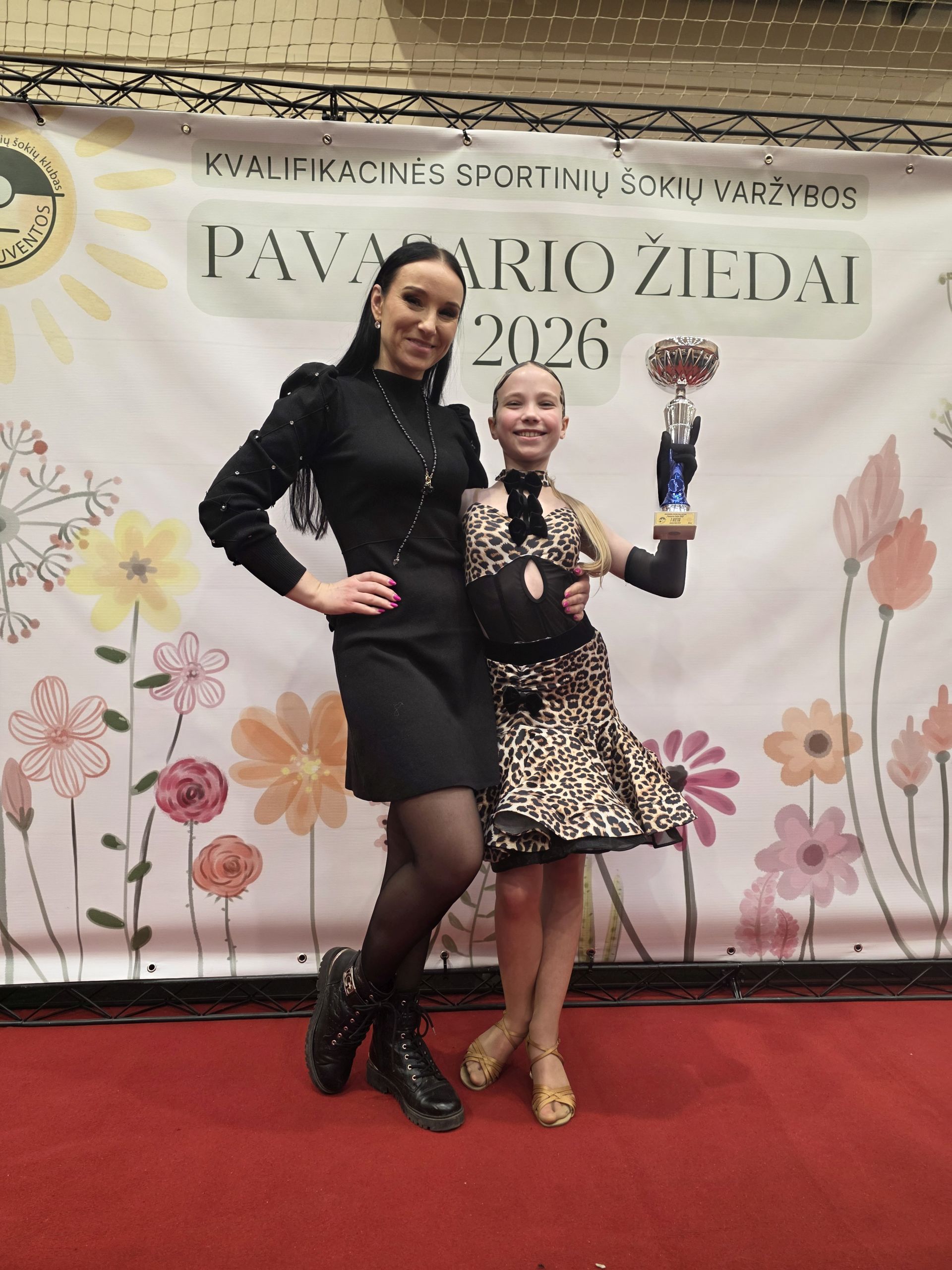 Laimėjimas sportinių šokių varžybose „Pavasario žiedai 2026“