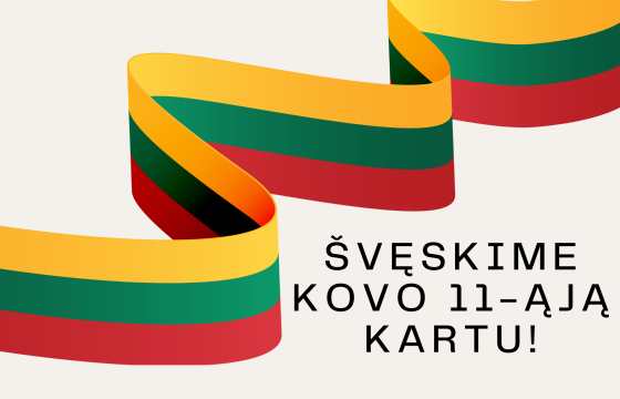 Kovo 11-osios sveikinimas