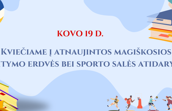 Bibliotekos ir sporto salės atidarymas
