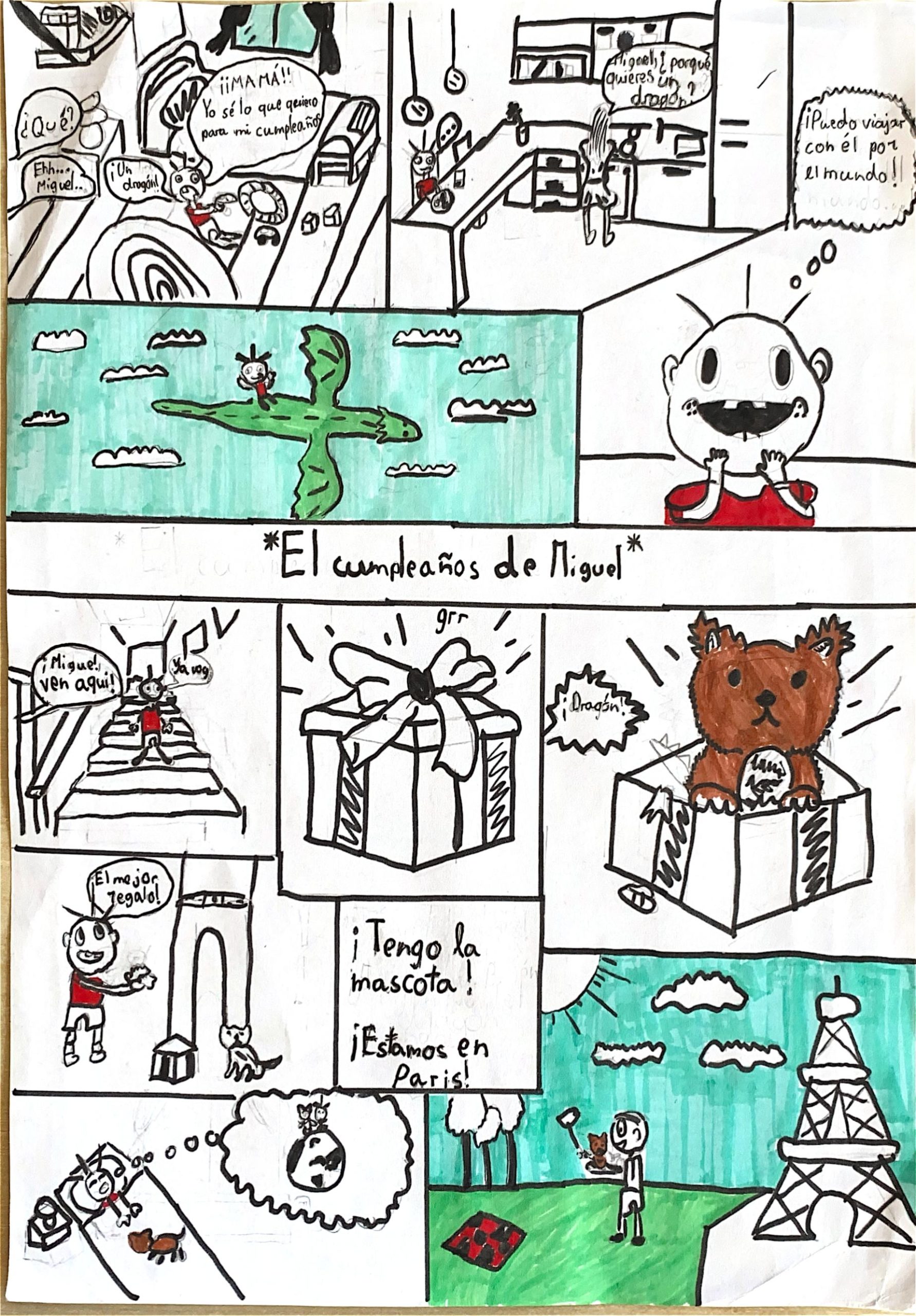 Ispanų kalbos konkursas „Mi mundo en cómics”