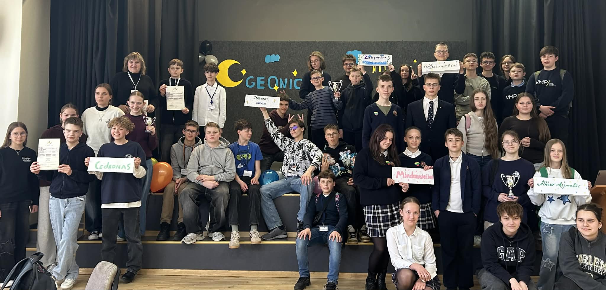 2 vieta GEONIGHT – GEOGRAFIJOS NAKTIS protmūšyje