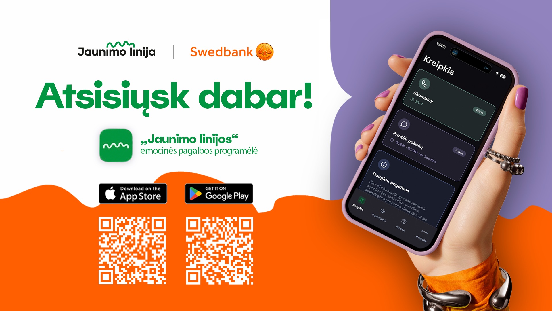 Jaunimo linijos programėlė