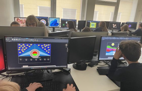 Paveikslo kūrimas kompiuterio projektavimo priemonėmis