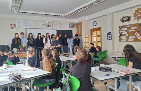 Kirčiavimo žaidimų pristatymas pradinukams