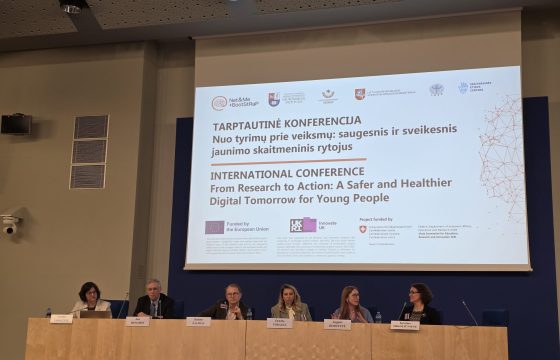 Konferencija „Nuo tyrimų prie veiksmų: saugesnis ir sveikesnis jaunimo skaitmeninis rytojus“