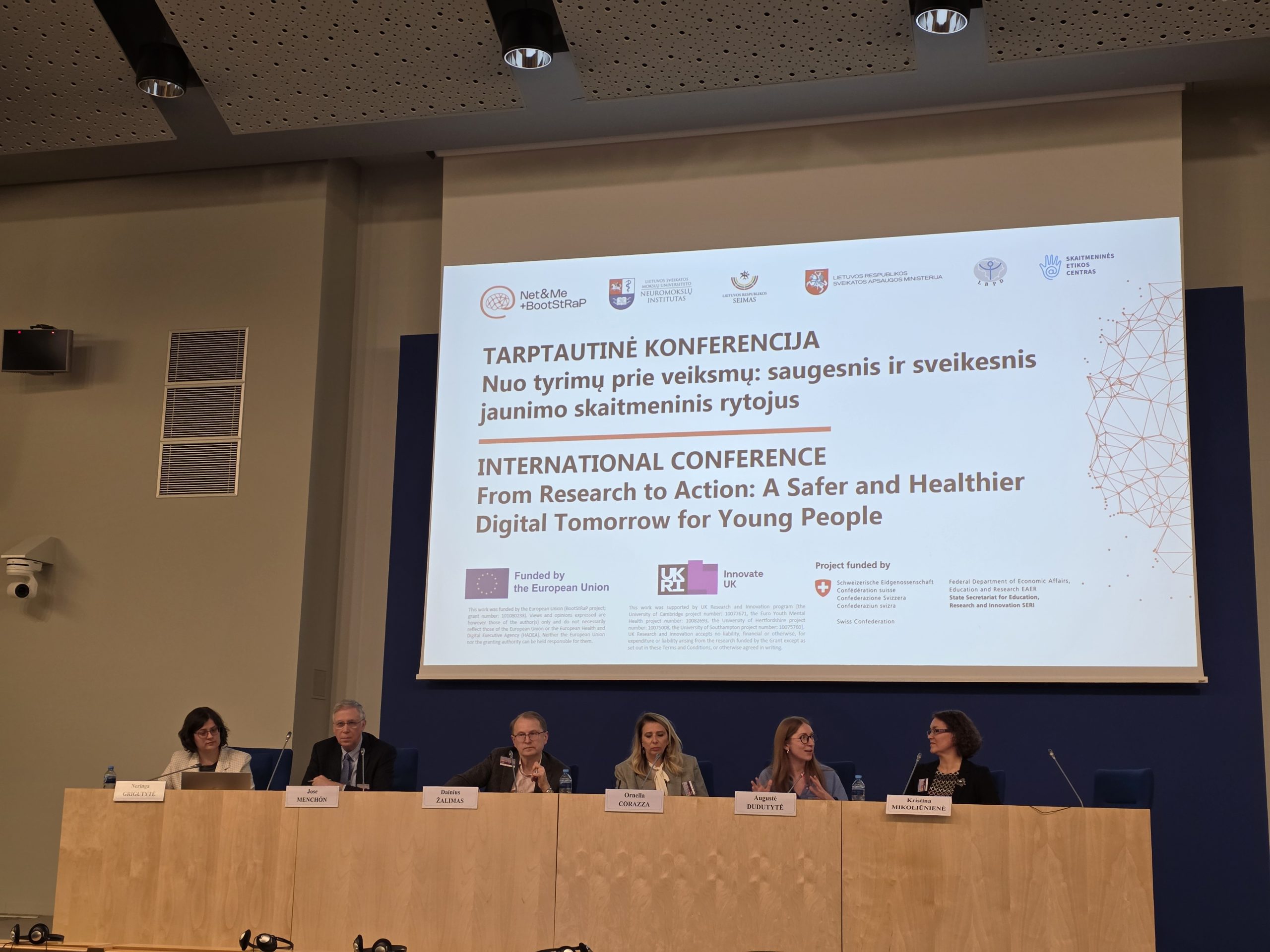 Konferencija „Nuo tyrimų prie veiksmų: saugesnis ir sveikesnis jaunimo skaitmeninis rytojus“