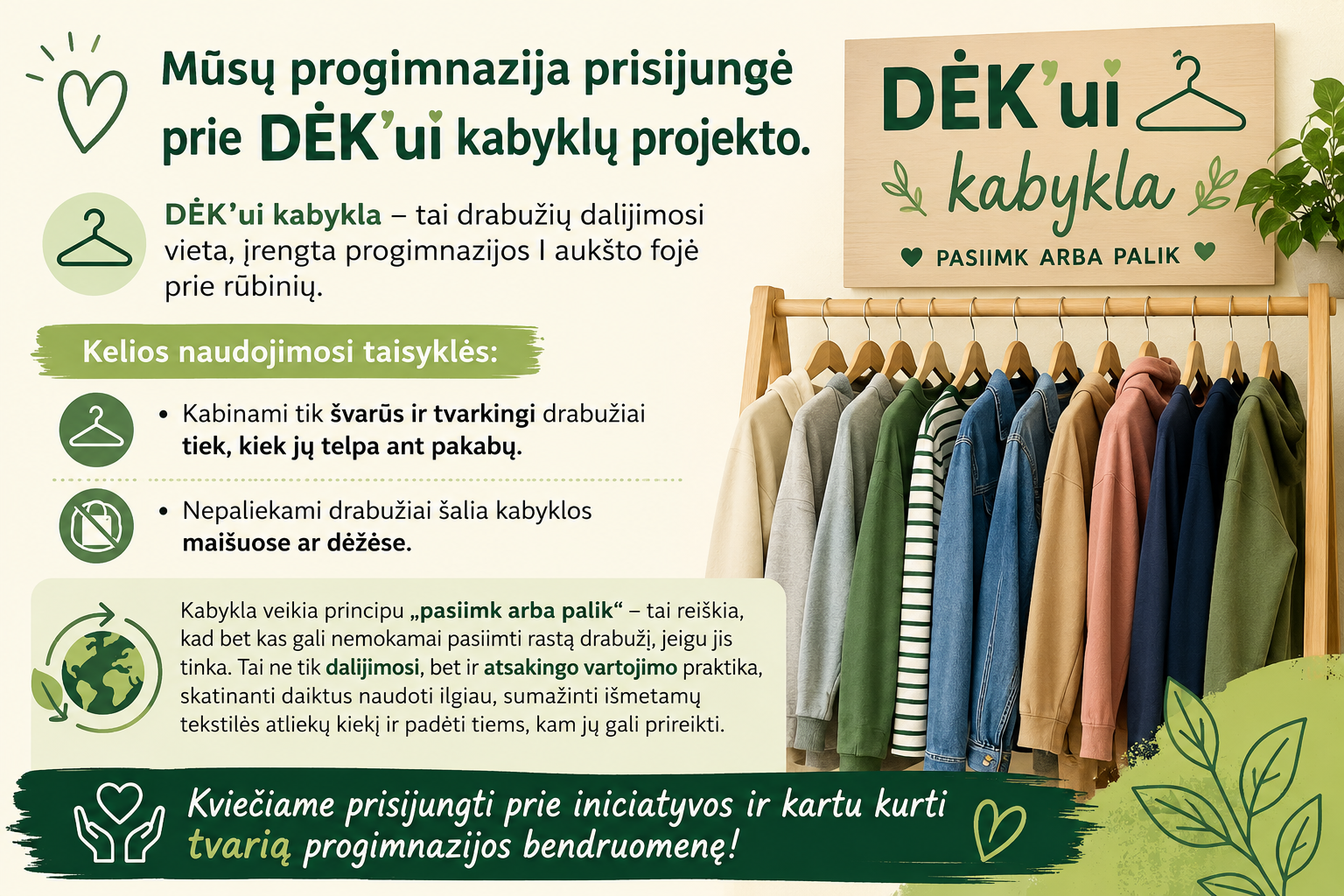 DĖK’ui kabykla