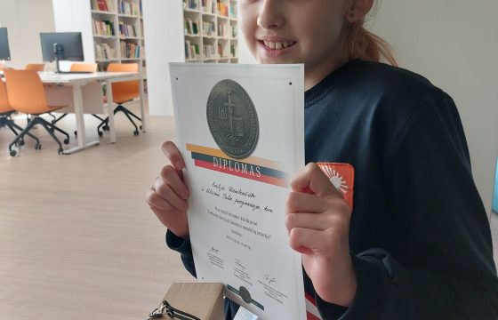 5c mokinės pasiekimas