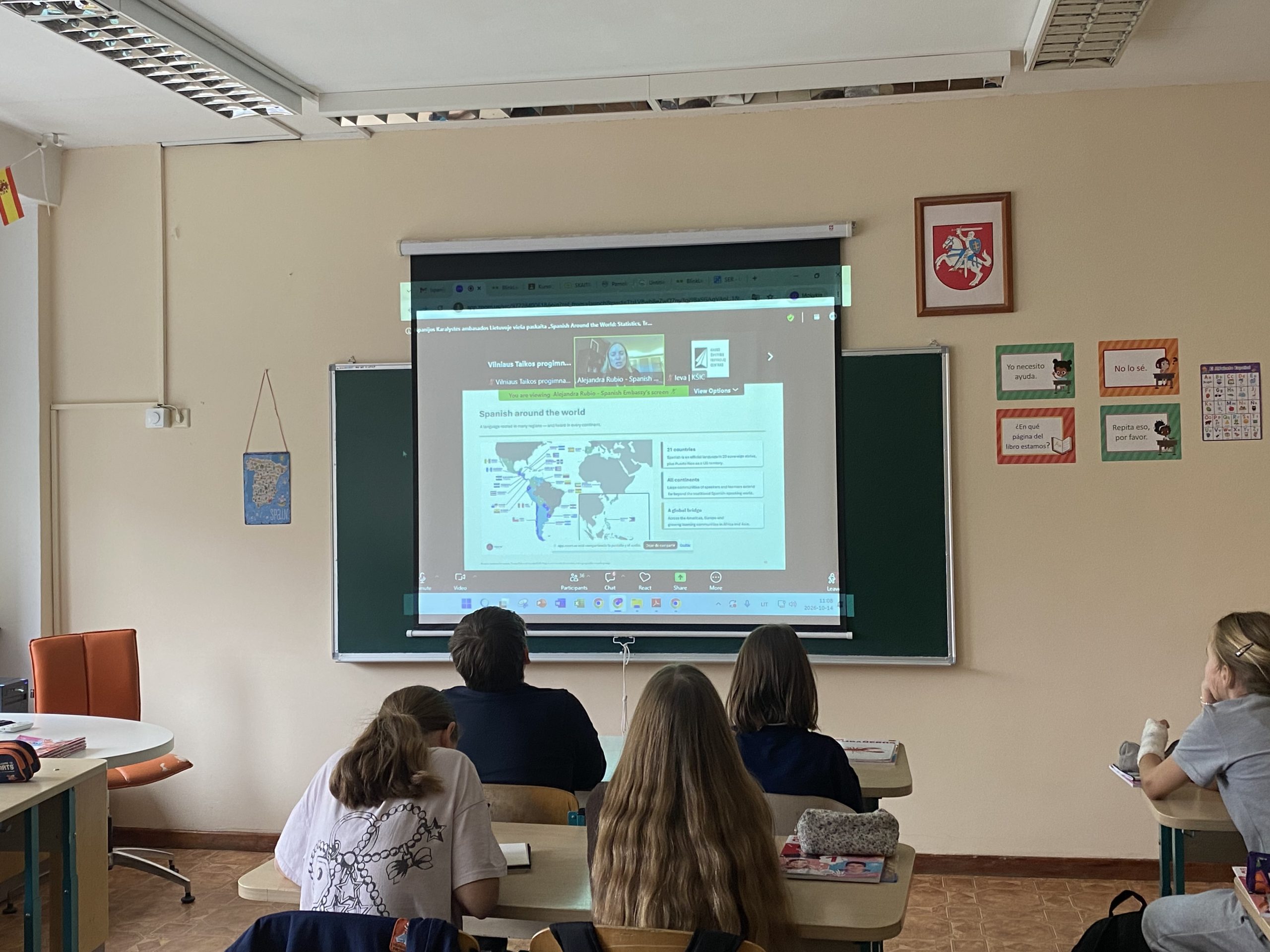 Ispanijos Karalystės ambasados Lietuvoje paskaita