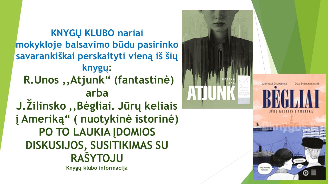 Knygų klubo veikla